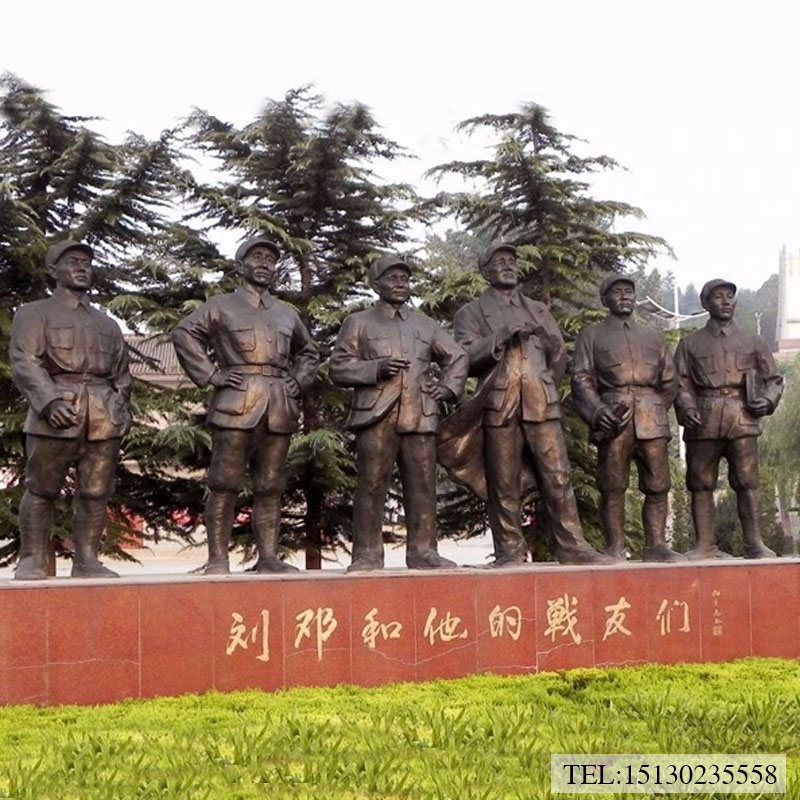 革命烈士铸铜雕塑