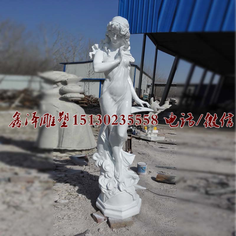 玻璃钢雕塑人月亮女神西方人物雕像大型户外树脂人体雕刻女雕塑