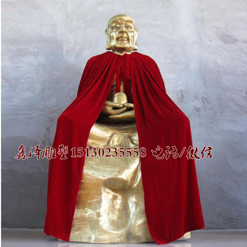 佛教人物雕塑寺院雕塑玻璃钢树脂雕铸铜雕塑十八罗汉整组雕塑