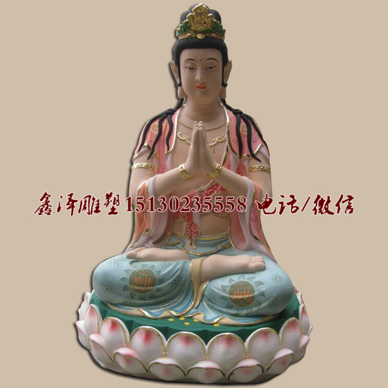 厂家直销玻璃钢树脂三十三观音化身彩绘佛教佛教用品雕塑摆件