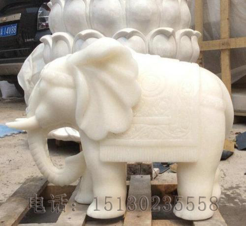 石雕大象门口摆件厂家直销可定做汉AG九游会雕大象