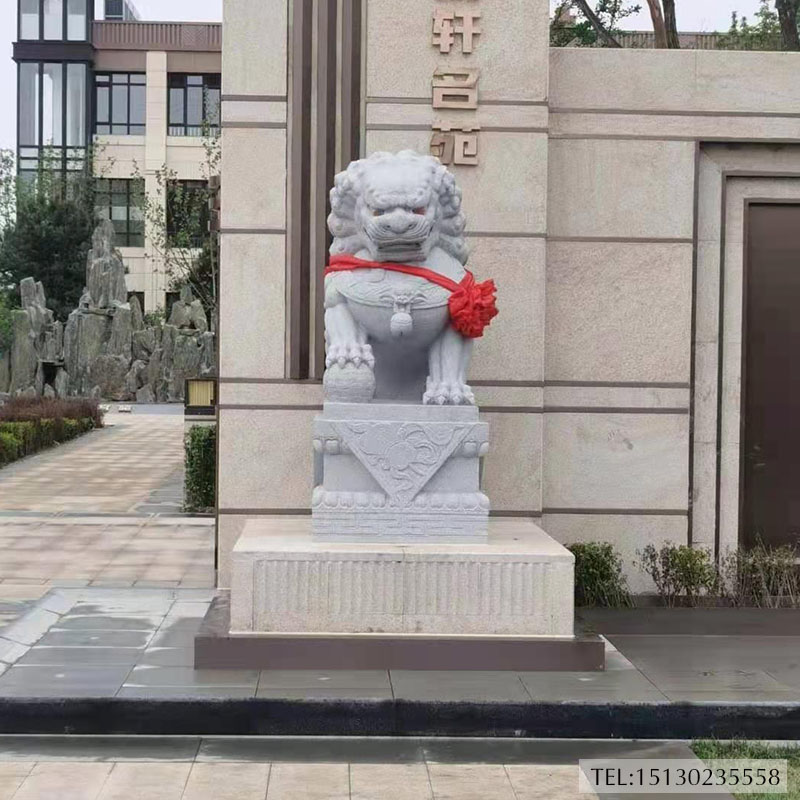 精品汉AG九游会雕石狮子动物雕塑定制厂家